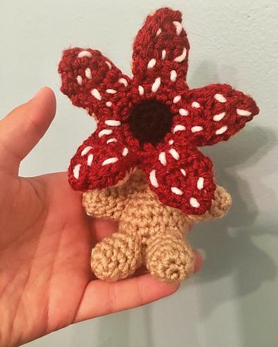 Handmade Crochet Demogorgon Amigurumi - Project by CharleeAnn