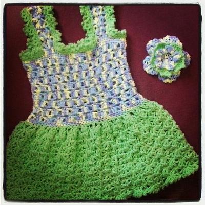 Greeny Dress - Project by Na Fatwaningrum