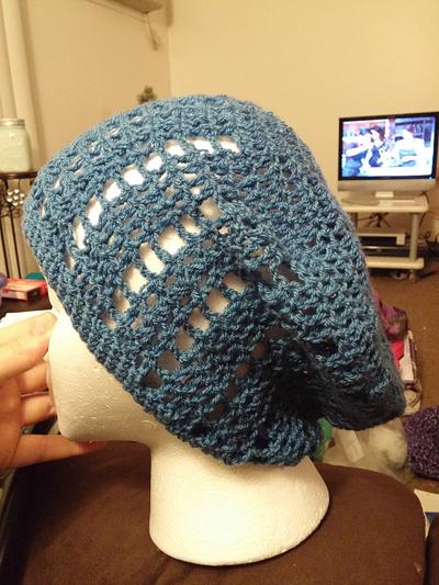 slouchie hat - Project by Down Home Crochet