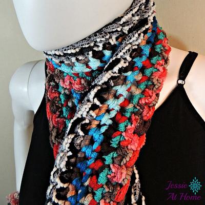 Basic Boho Crochet Scarf - Project by JessieAtHome