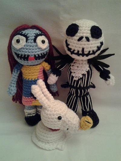 Nightmare Before Christmas - Jack, Sally, Zero - Project by Sherily Toledo's Talents