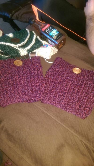 Boot cuffs - Project by Down Home Crochet