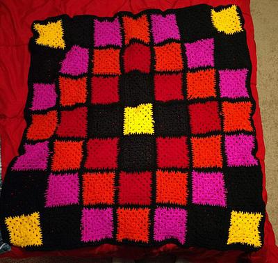 Bright patchwork granny - Project by Nicole