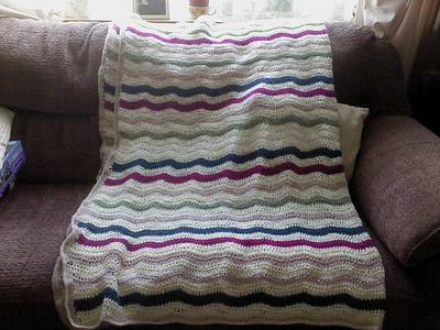 ripple blanket - Project by ann