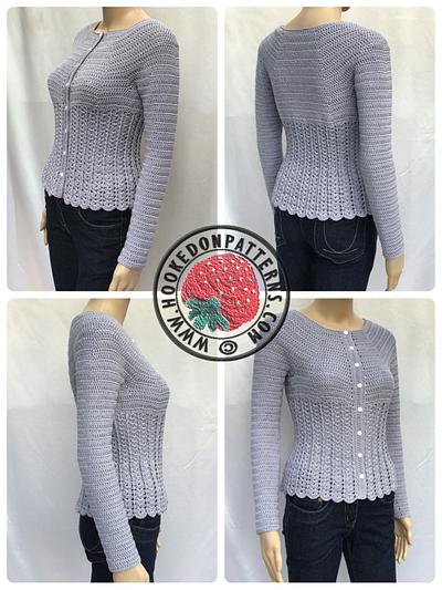 Kamila Fitted Cardigan  - Project by Ling Ryan