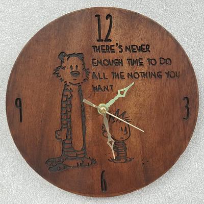 Calvin & Hobbes Clock - Project by David E.