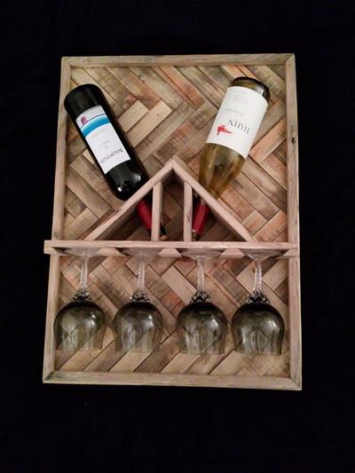 Pallet Wood Wine Rack - Project by Ben Buxton