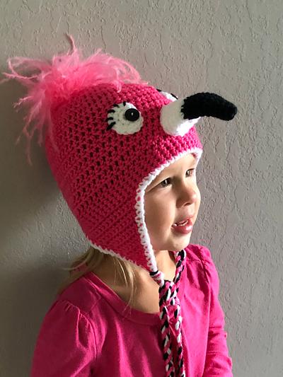 Flamingo hat - Project by MaryH