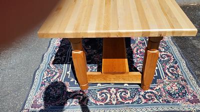 Maple Butcher Block Table - Project by David Roberts