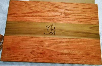 Monogrammed Cutting Board Collaboration - Project by CharleeAnn