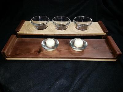 serving tray / candle tray - Project by Jeff Vandenberg