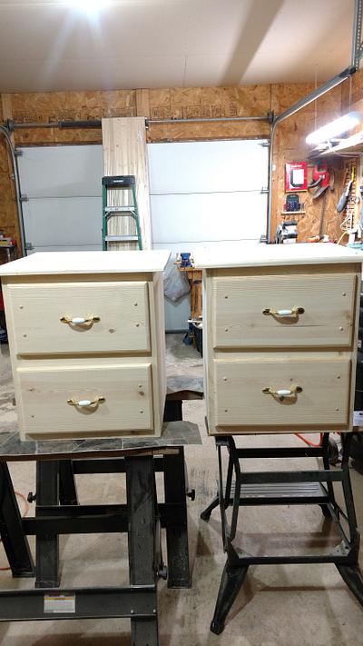 Matching nightstands - Project by Ed Schroeder