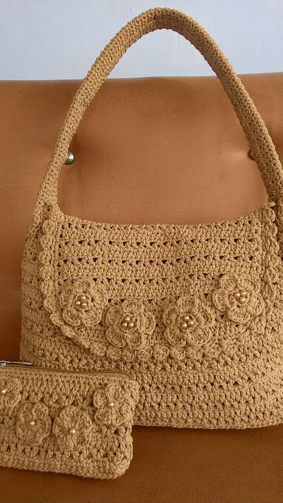 v-stitch bag and purse - Project by Farida Cahyaning Ati