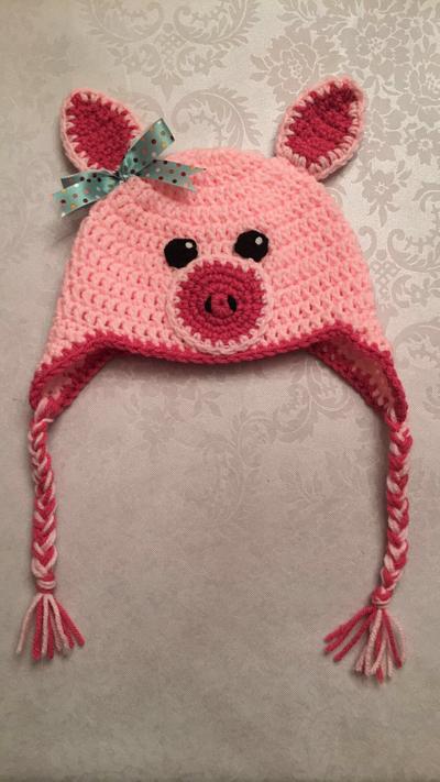 Piggy Hat Christmas Gift - Project by CharleeAnn