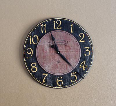 Wall clock - Project by Wes Louwagie