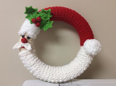 Santa Wreath  - Project by Lisa
