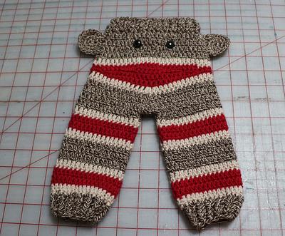 Sock Monkey Butt Pants - Project by Donelda's Creations