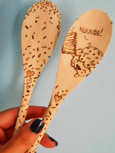 Funny Cupcake Spoon - Project by CharleeAnn
