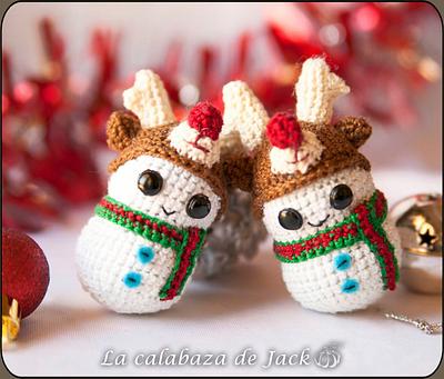 Snowman Amigurumi - La Calabaza de Jack - Project by La Calabaza de Jack