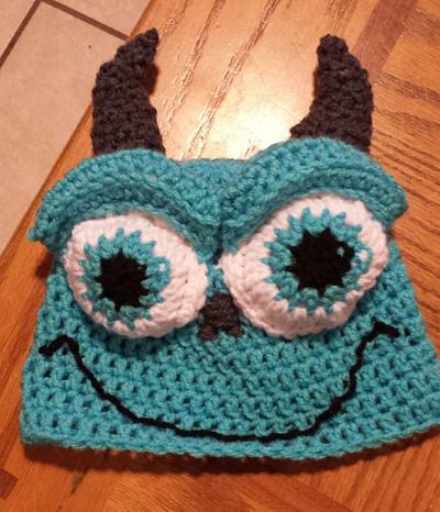 Sully Hat, Monsters, Inc - Project by Memaw