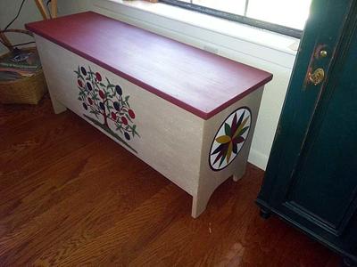 Milk Painted 6-Board Chest - Project by HorizontalMike
