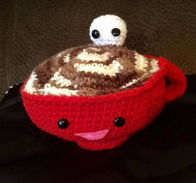 crochet hot chocolate - Project by Rebecca Taylor