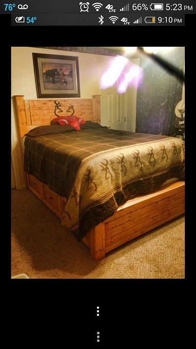 browning deer bed - Project by castinandblastin83