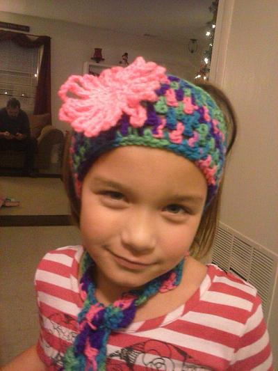 Headbands and matching scarfs - Project by Dora Medsker