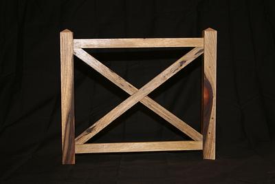 Fence Picture Frame - Project by Railway Junk Creations