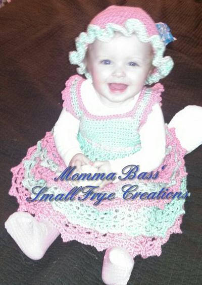 Celery and rose dress - Project by Momma Bass