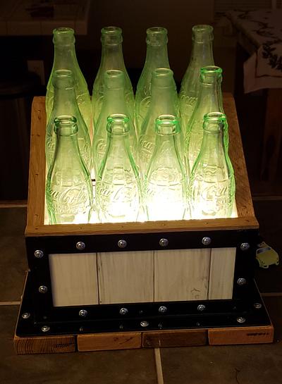 Steampunk Coco-Cola Bottle Lamp - Project by Justin 