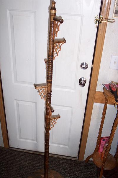 spider web coat rack - Project by Wheaties  -  Bruce A Wheatcroft   ( BAW Woodworking) 