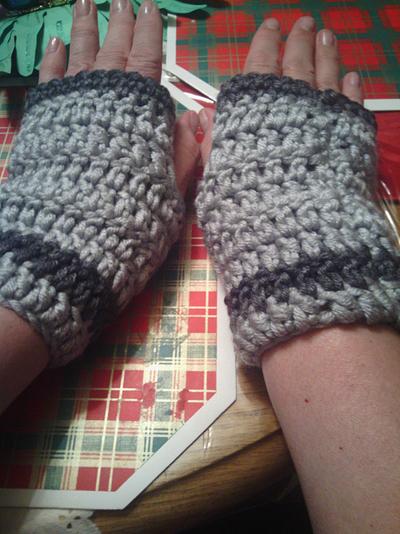 Warm Fingerless - Project by Rosario Rodriguez