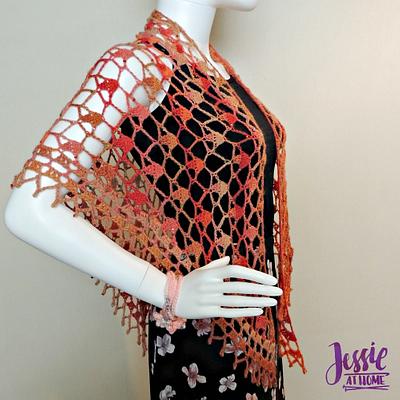 Fall Sparkles Shawl - Project by JessieAtHome