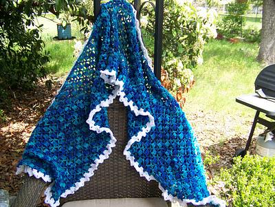 Sea Colors shawl - Project by Erika