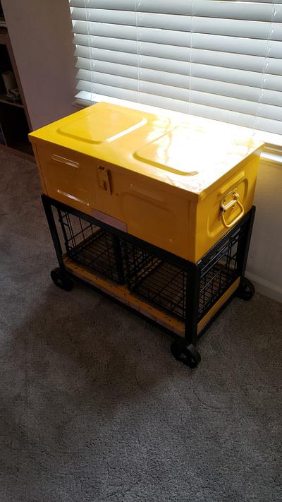 Ammo Box Milk Crate Side Table - Project by Justin 