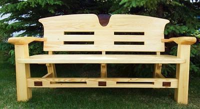 GARDEN BENCH FOR MRS. KIEFER - Project by kiefer