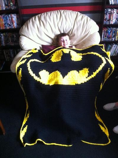 Batman Blankie - Project by Claire Nixon