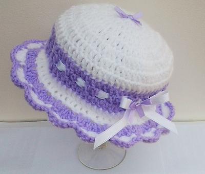 Frilled summer hats - Project by Catherine 