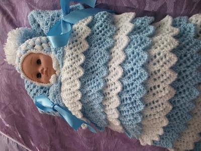 Blue boy nest and hat - Project by mobilecrafts