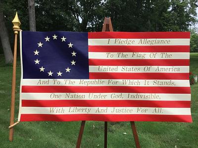 Pledge Allegiance Flag - Project by Roger Strautman
