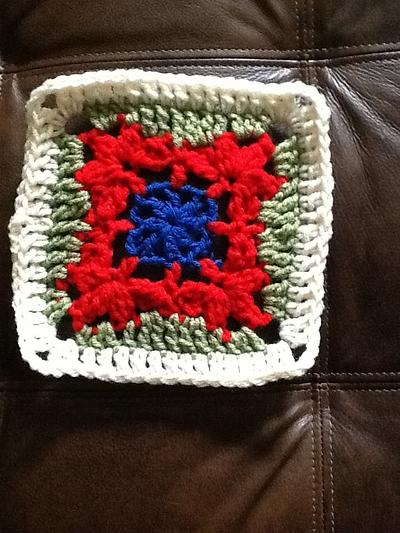 Crocheted Granny Square - Project by Shirley