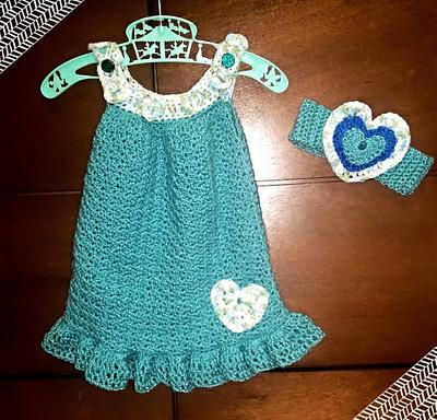 Halter Ruffle Dress with Headband - Project by Jenni0605