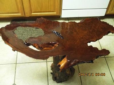 redwood slab - Project by barnwoodcreations