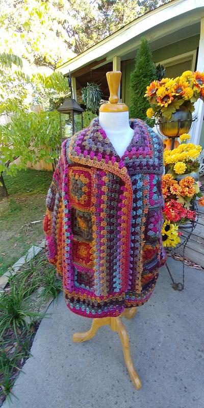 Granny Square Jacket - Project by Charlotte Huffman