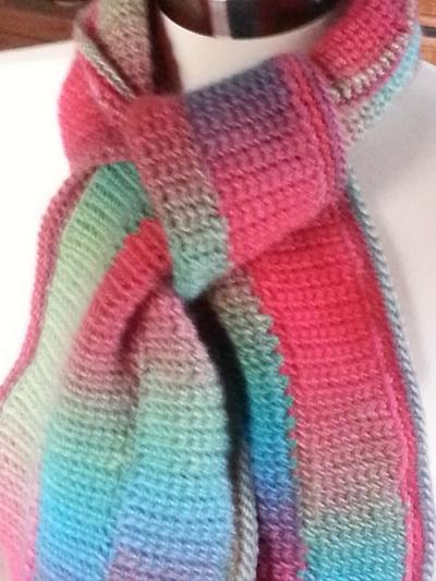 Join as You Go Scarf - Project by Maria Delgado-Pontani