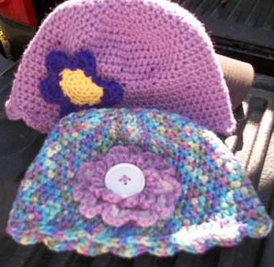 Some girly hats - Project by Jo Schrepfer