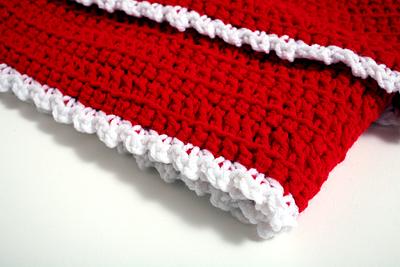 Cherry Red Fall/Winter Ladies Scarf - Project by Amahle