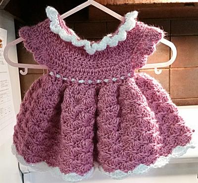 Newborn Shell Dress - Project by Kelly