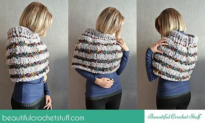 Simple Crochet Poncho - Project by janegreen